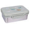 Slika Inox kutija za užinu s 2 pretinca - Small Talk Green Kidzroom 