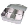Slika Inox kutija za užinu s 2 pretinca - Small Talk Green Kidzroom 