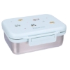 Slika Inox kutija za užinu s 2 pretinca - Little Story Blue Kidzroom 