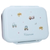 Slika Inox kutija za užinu s 2 pretinca - Little Story Blue Kidzroom 