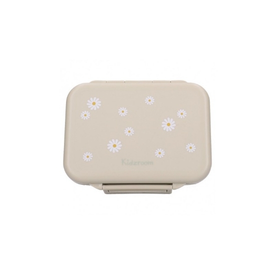Slika Inox kutija za užinu s 2 pretinca - Nostalgia Beige Kidzroom 
