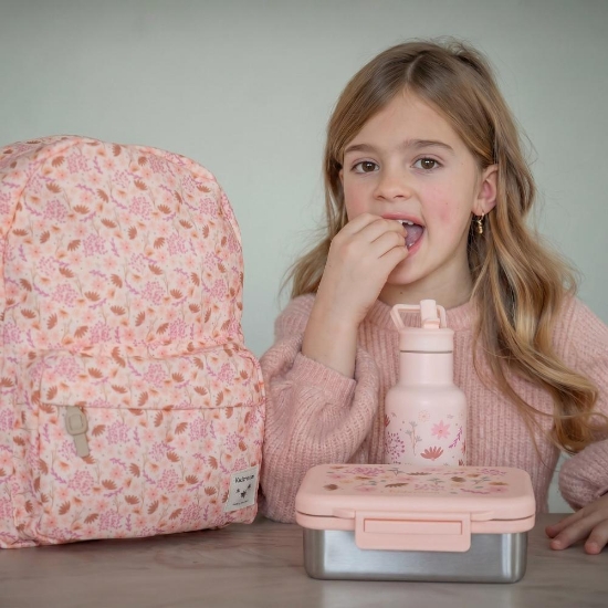 Slika Inox kutija za užinu s 2 pretinca - Enchanted Memories Pink Kidzroom 