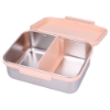 Slika Inox kutija za užinu s 2 pretinca - Nostalgia Pink Kidzroom 