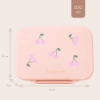 Slika Inox kutija za užinu s 2 pretinca - Nostalgia Pink Kidzroom 