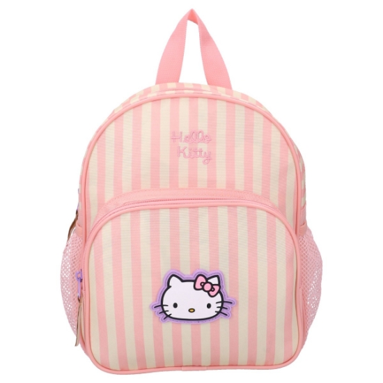 Slika Dječji ruksak Hello Kitty Super Stripes - Pink Kidzroom 