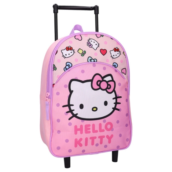 Slika Dječji ruksak s kotačima Hello Kitty Sweet Charm - Pink Kidzroom