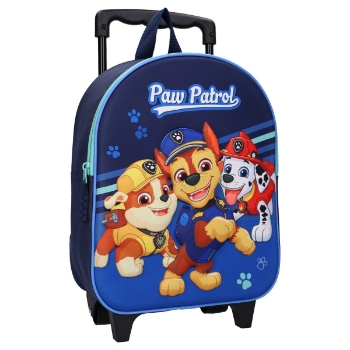 Slika Dječji ruksak s kotačima 3D Paw Patrol Original Pups - Blue Kidzroom 