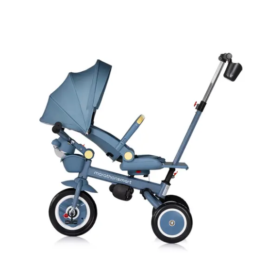 Slika Sklopivi tricikl Marathon Smart 360° Denim - Chipolino
