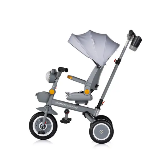 Slika Sklopivi tricikl Marathon Smart 360° Grey - Chipolino