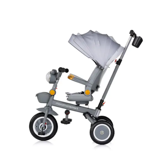 Slika Sklopivi tricikl Marathon Smart 360° Grey - Chipolino