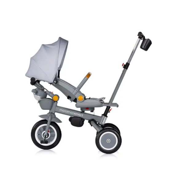 Slika Sklopivi tricikl Marathon Smart 360° Grey - Chipolino