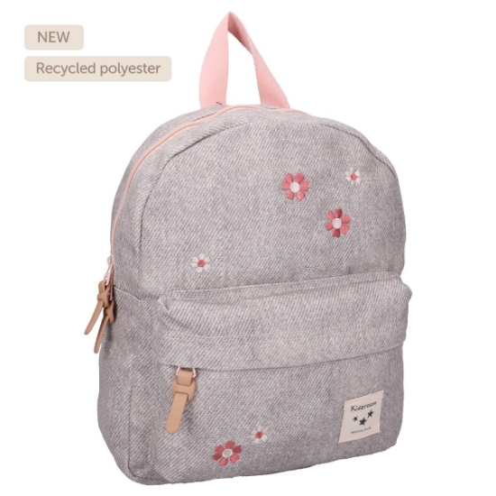 Slika Dječji ruksak Blossom and Bows - Grey Rose Kidzroom 