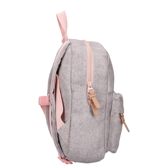 Slika Dječji ruksak Blossom and Bows - Grey Rose Kidzroom 