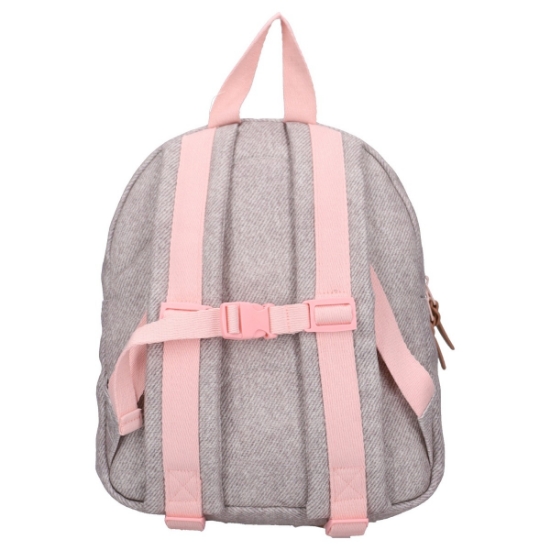 Slika Dječji ruksak Blossom and Bows - Grey Rose Kidzroom 