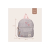 Slika Dječji ruksak Blossom and Bows - Grey Rose Kidzroom 