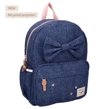 Slika Dječji ruksak Blossom and Bows - Bow Blue Jeans Kidzroom 
