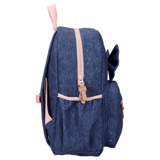 Slika Dječji ruksak Blossom and Bows - Bow Blue Jeans Kidzroom 
