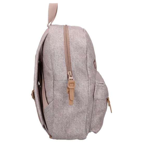 Slika Dječji ruksak Blossom and Bows - Teddy Bears Grey Jeans Kidzroom 