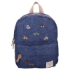 Slika Dječji ruksak Blossom and Bows - Cars Blue Jeans Kidzroom 