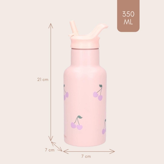 Slika Boca za vodu 350 ml - Nostalgia Pink Kidzroom 