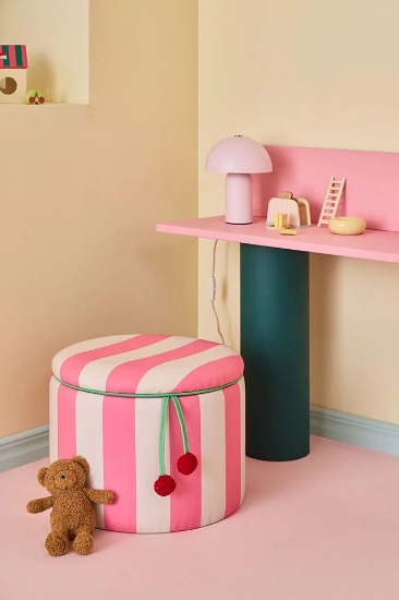 Slika Dječji tabure s prostorom za pohranu, Pink - Kid's Concept