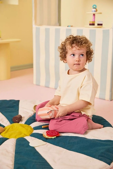 Slika Drveni set za hamburger za djecu - Kid's Concept 