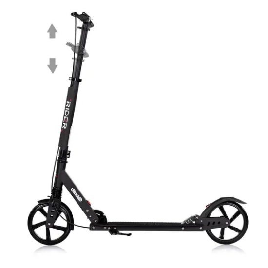 Slika Romobil Rider do 100 kg Black - Chipolino