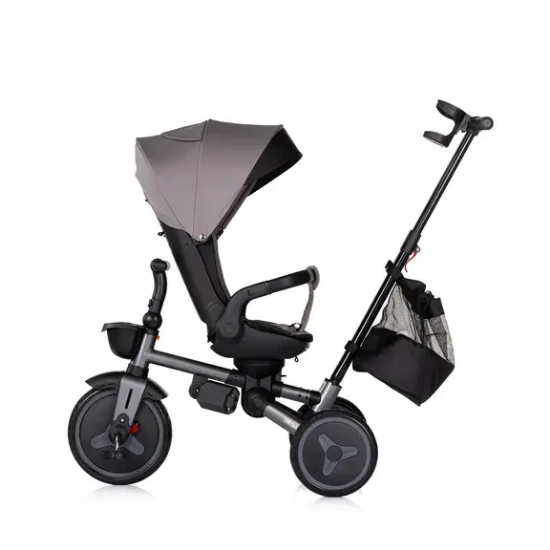 Slika Sklopivi tricikl TWISFOLD 360° Charcoal - Chipolino