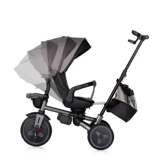 Slika Sklopivi tricikl TWISFOLD 360° Charcoal - Chipolino