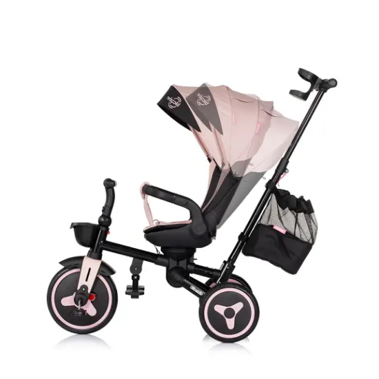 Slika Sklopivi tricikl TWISFOLD 360° Powder Pink - Chipolino