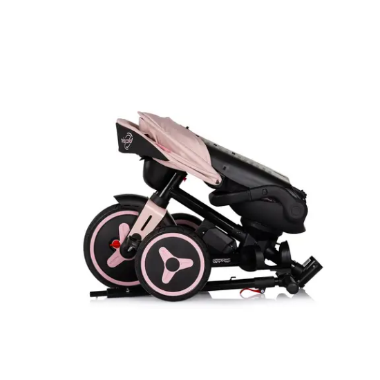 Slika Sklopivi tricikl TWISFOLD 360° Powder Pink - Chipolino