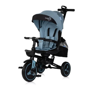 Slika Sklopivi tricikl TWISFOLD 360° Petrol Blue - Chipolino