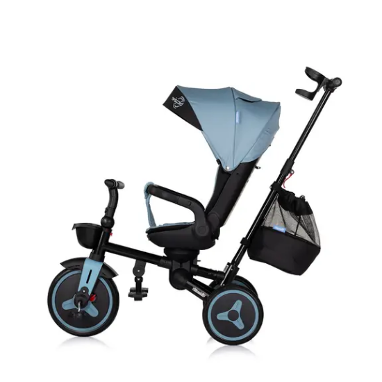 Slika Sklopivi tricikl TWISFOLD 360° Petrol Blue - Chipolino