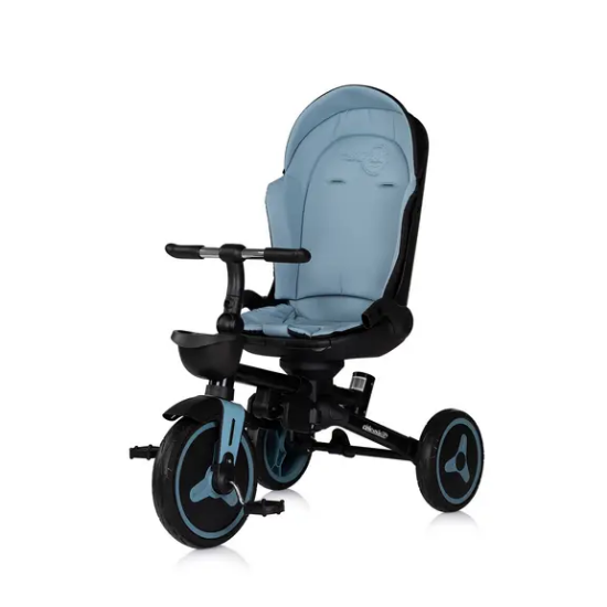 Slika Sklopivi tricikl TWISFOLD 360° Petrol Blue - Chipolino
