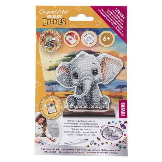 Slika Slikanje s kristalima Slon 31GEN038 CRAFT BUDDY
