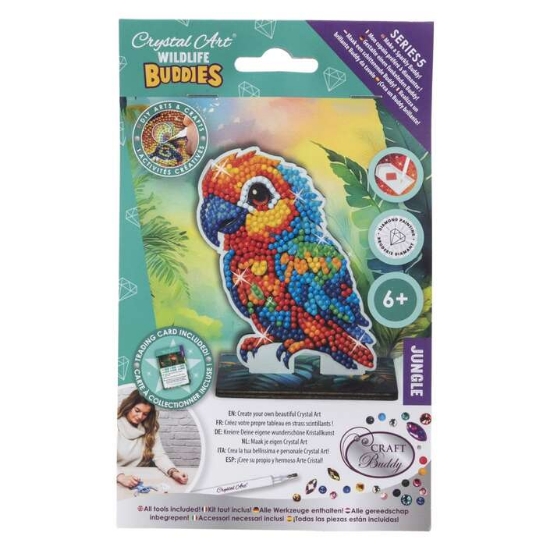 Slika Slikanje s kristalima Papiga 31GEN043 CRAFT BUDDY