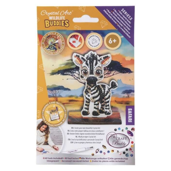 Slika Slikanje s kristalima Zebra 31GEN041 CRAFT BUDDY