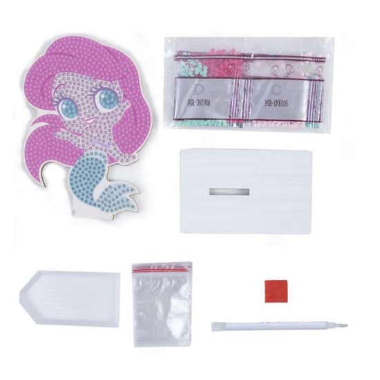 Slika Slikanje s kristalima Little Mermaid DNY006 CRAFT BUDDY