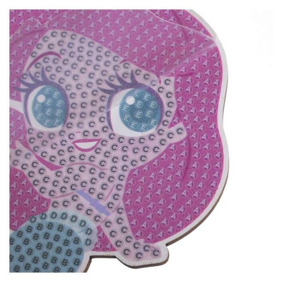 Slika Slikanje s kristalima Little Mermaid DNY006 CRAFT BUDDY