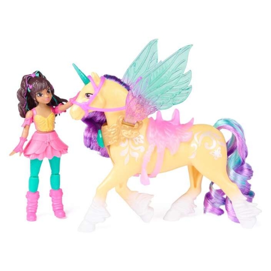 Slika Wing Magic Ava i Leaf, pokretna lutka i jednorog s krilima 6076941 UNICORN ACADEMY 