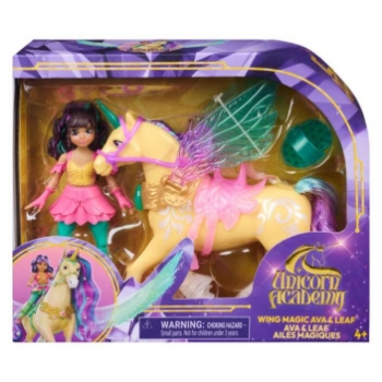 Slika Wing Magic Ava i Leaf, pokretna lutka i jednorog s krilima 6076941 UNICORN ACADEMY 