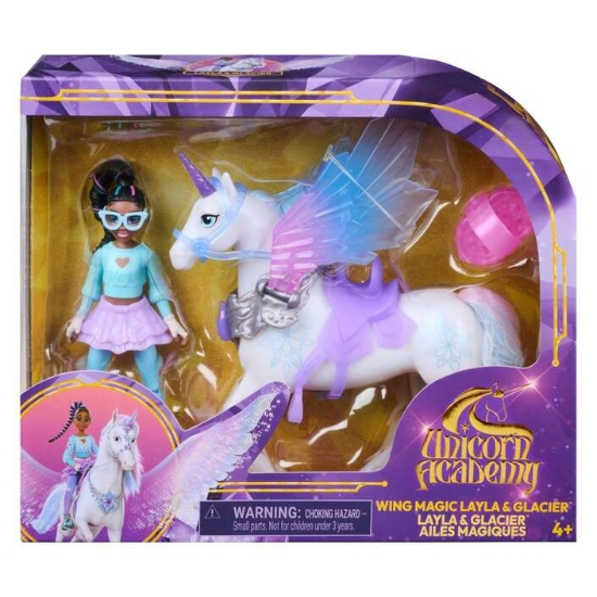 Slika Wing Magic Layla i Glacier, pokretna lutka 6076939 UNICORN ACADEMY 