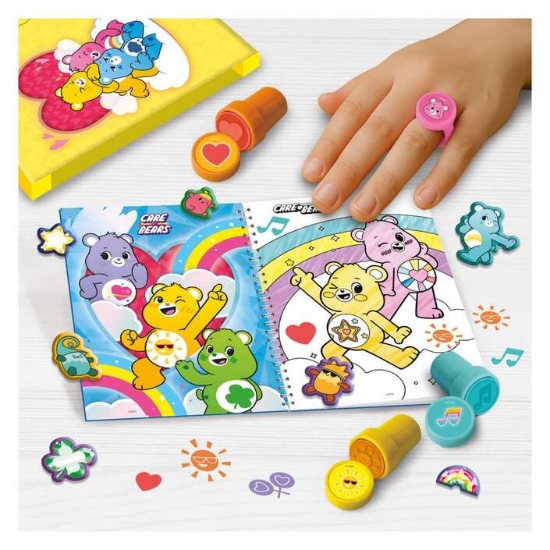 Slika Care Bears bojanka s naljepnicama i pečatom 13492 LISCIANI 