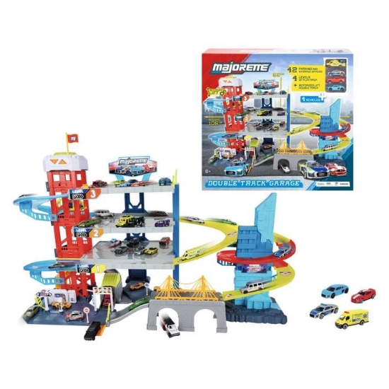 Slika Garaža Double track + 4 vozila 8502009002 MAJORETTE 
