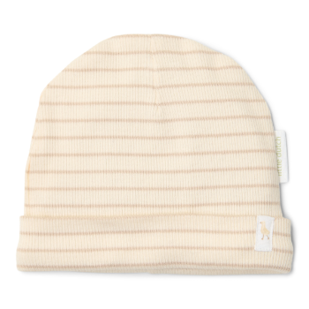 Slika Kapica Soft Beige Stripe 0-3m - Little Dutch