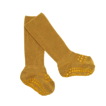 Slika Protuklizne čarape - bambus - Mustard