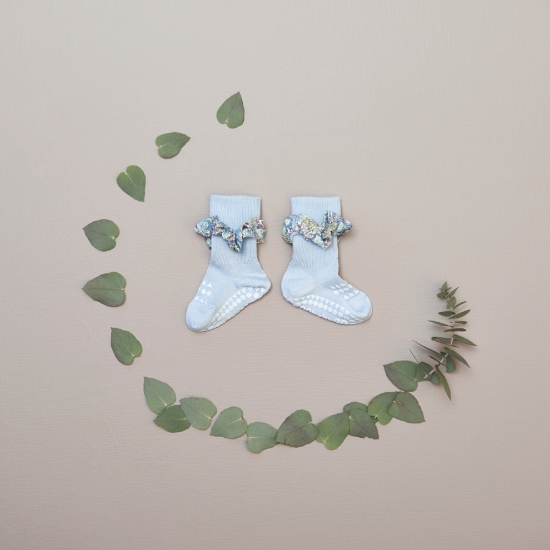 Slika Protuklizne čarape - bambus - Sky BlueLiberty