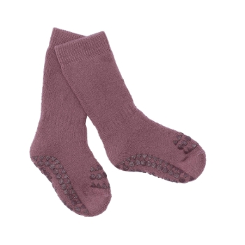 Slika Protuklizne čarape - pamuk - Misty Plum