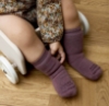 Slika Protuklizne čarape - pamuk - Misty Plum