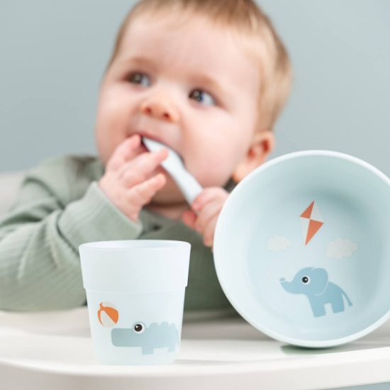 Slika Moj prvi set za jelo - Playground Blue